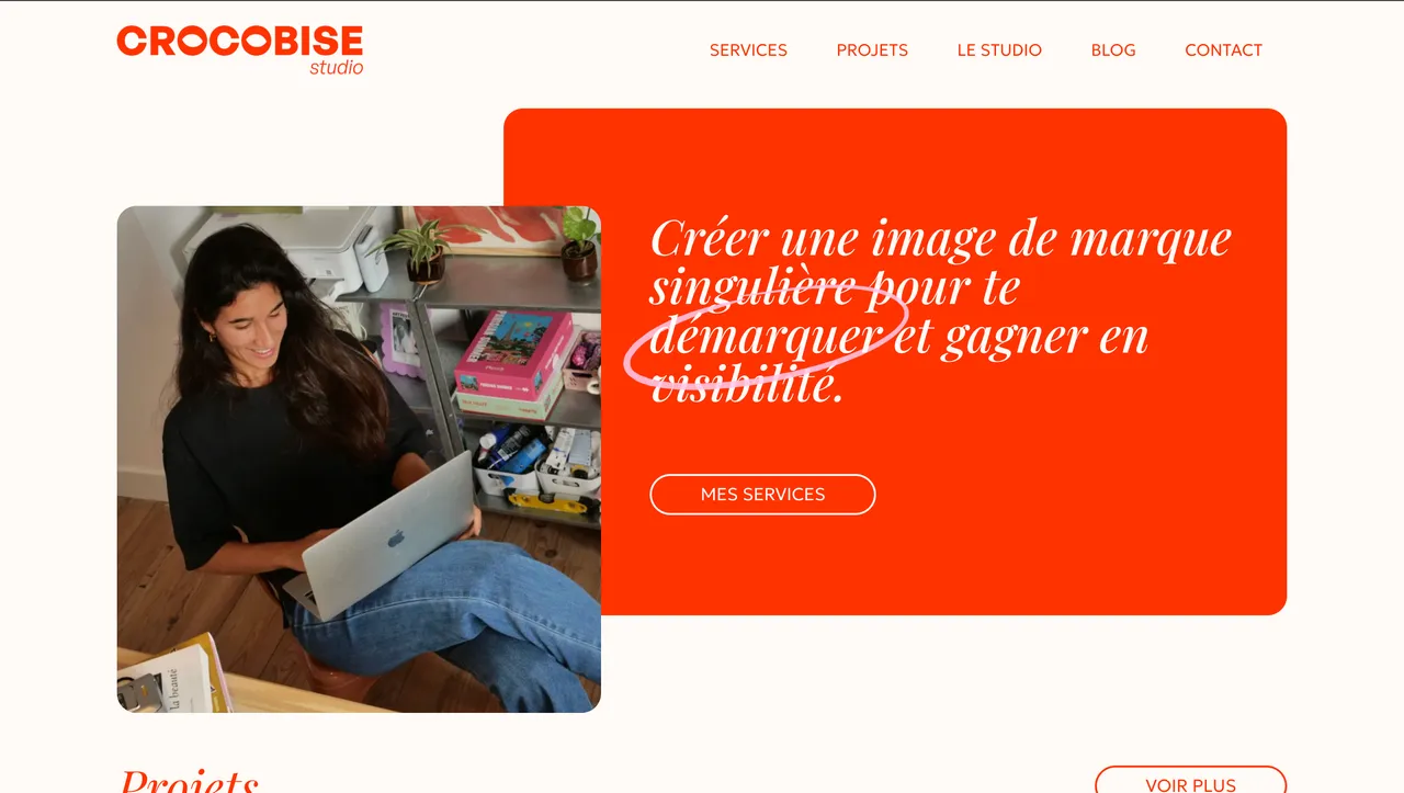 Site web créé avec la formation